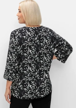 Tunika mit 3/4-Arm und Alloverprint<sheego Online