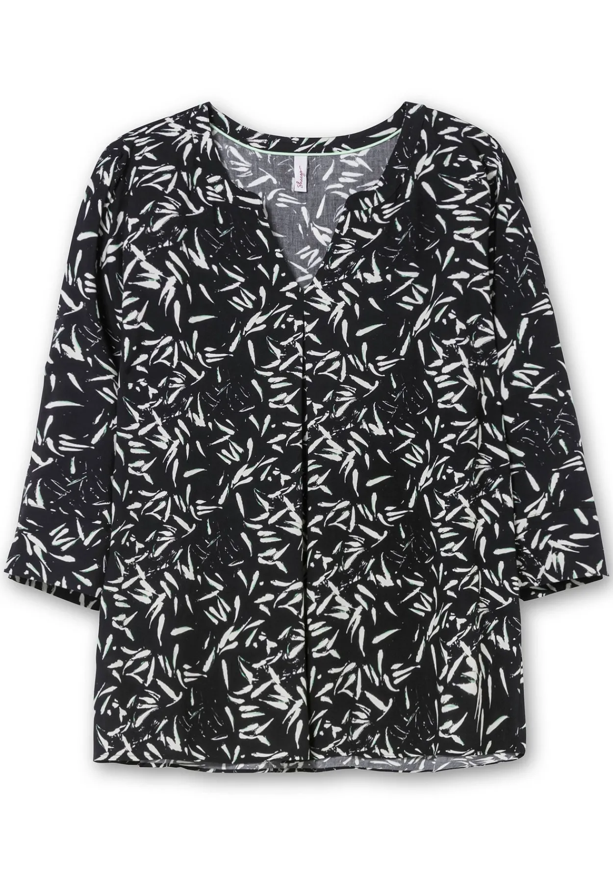 Tunika mit 3/4-Arm und Alloverprint<sheego Online