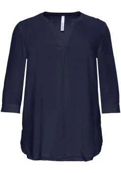Tunika mit 3/4-Arm und gerundetem Saum<sheego Sale
