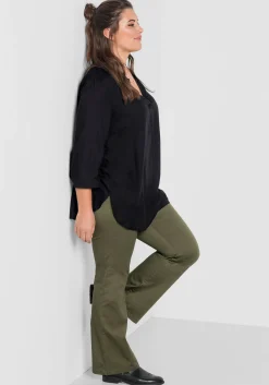 Tunika mit 3/4-Arm und gerundetem Saum<sheego Clearance