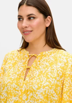 Tunika mit Blütenprint und V-Ausschnitt<sheego Discount