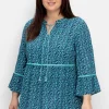 Tunika mit Blumenprint und 3/4-Arm<sheego New