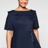 Tunika mit breitem, runden Kragen und Zierknöpfen<sheego by Joe Browns Discount