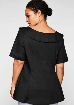 Tunika mit breitem, runden Kragen und Zierknöpfen<sheego by Joe Browns Discount