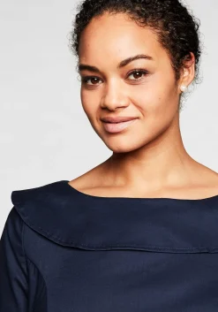 Tunika mit breitem, runden Kragen und Zierknöpfen<sheego by Joe Browns Discount