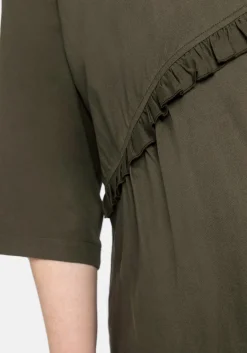 Tunika mit dekorativer Rüsche an der Taille<sheego Fashion