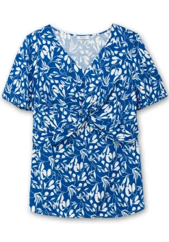 Tunika mit Flügelärmeln und Knotendetail<sheego Fashion