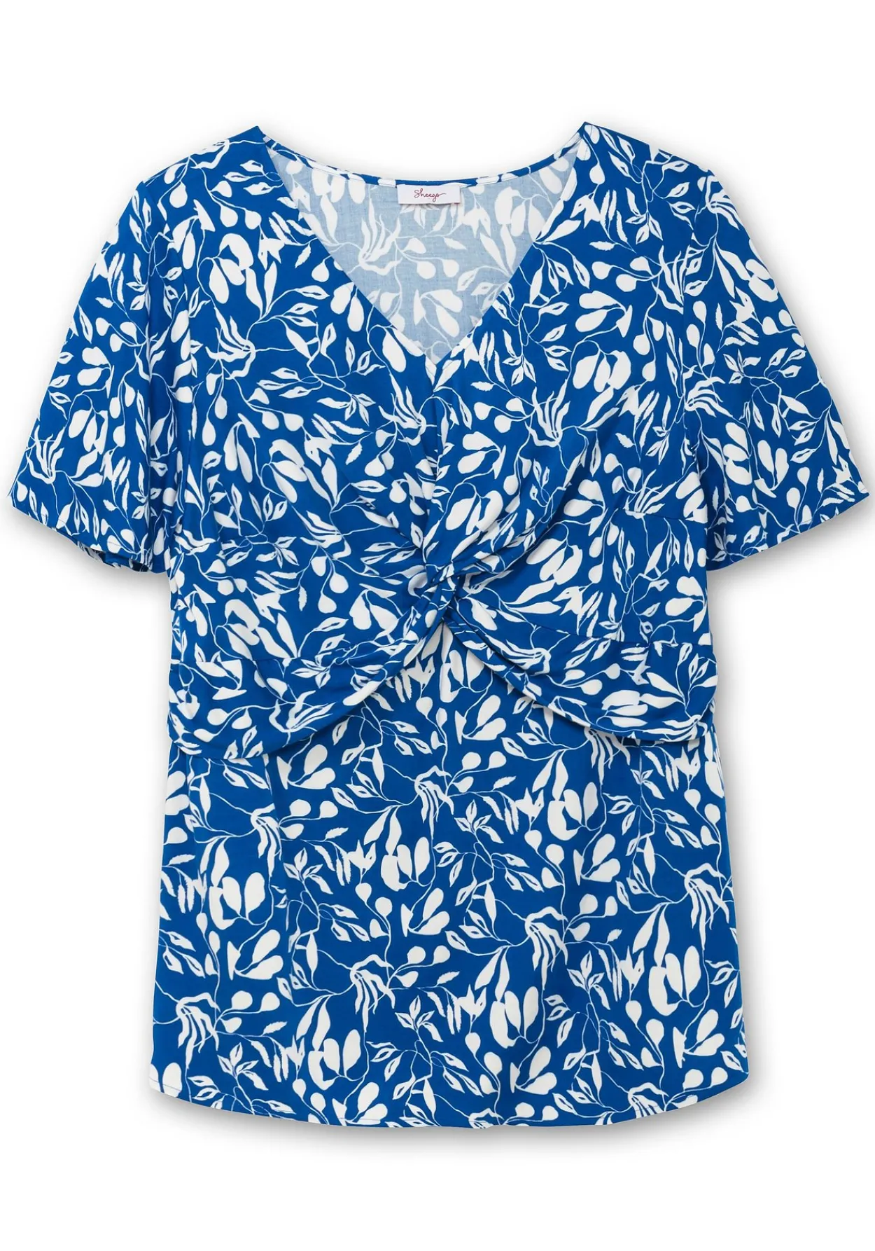 Tunika mit Flügelärmeln und Knotendetail<sheego Fashion
