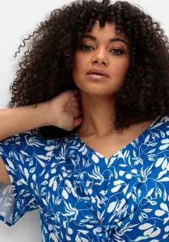 Tunika mit Flügelärmeln und Knotendetail<sheego Fashion