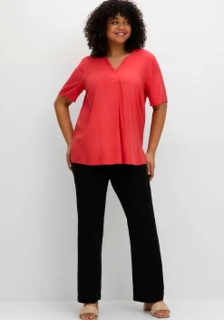 Tunika mit floralem Alloverdruck<sheego Hot