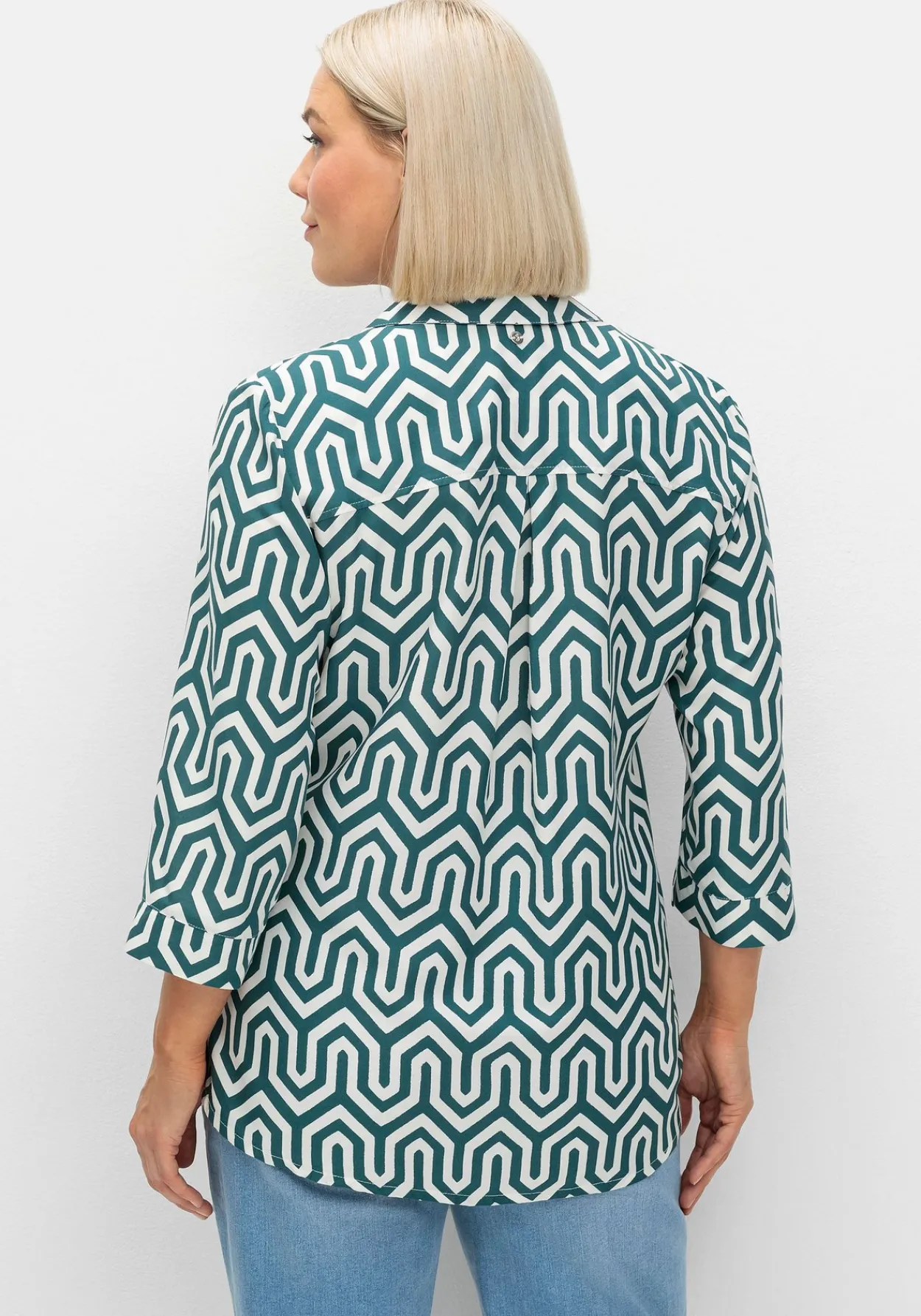 Tunika mit grafischem Alloverprint<sheego Outlet