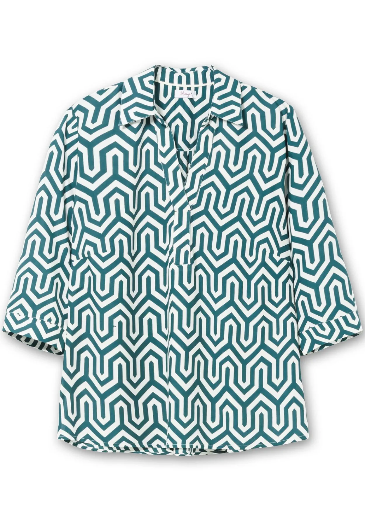 Tunika mit grafischem Alloverprint<sheego Outlet