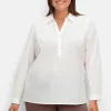 Tunika mit Hemdkragen und kurzer Knopfleiste<sheego Fashion
