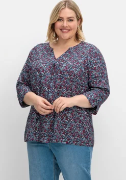 Tunika mit Minimal-Alloverprint<sheego Sale