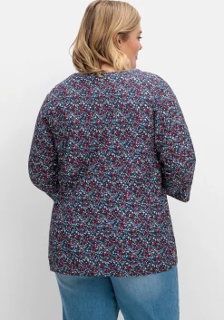 Tunika mit Minimal-Alloverprint<sheego Sale