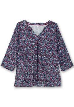 Tunika mit Minimal-Alloverprint<sheego Sale