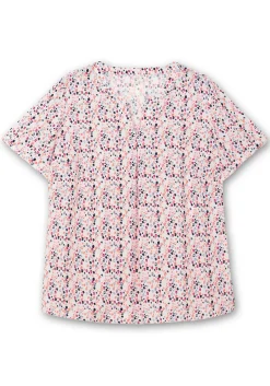 Tunika mit Minimalprint und kurzen Ärmeln<sheego Sale