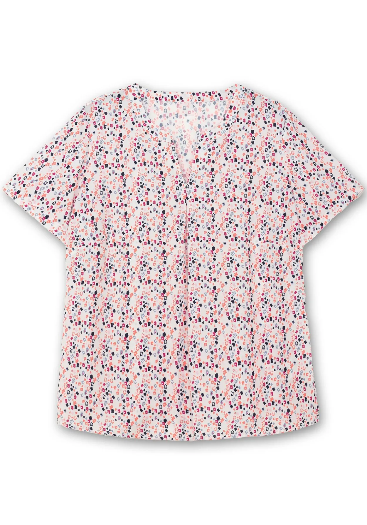 Tunika mit Minimalprint und kurzen Ärmeln<sheego Sale