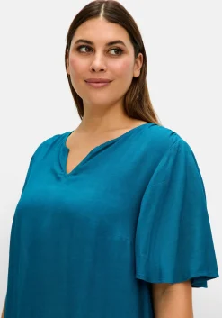 Tunika mit weitem Ärmel, in leichter A-Linie<sheego Discount