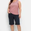 Twill-Bermudas in 5-Pocket-Form, mit Gummizugbund<sheego Best