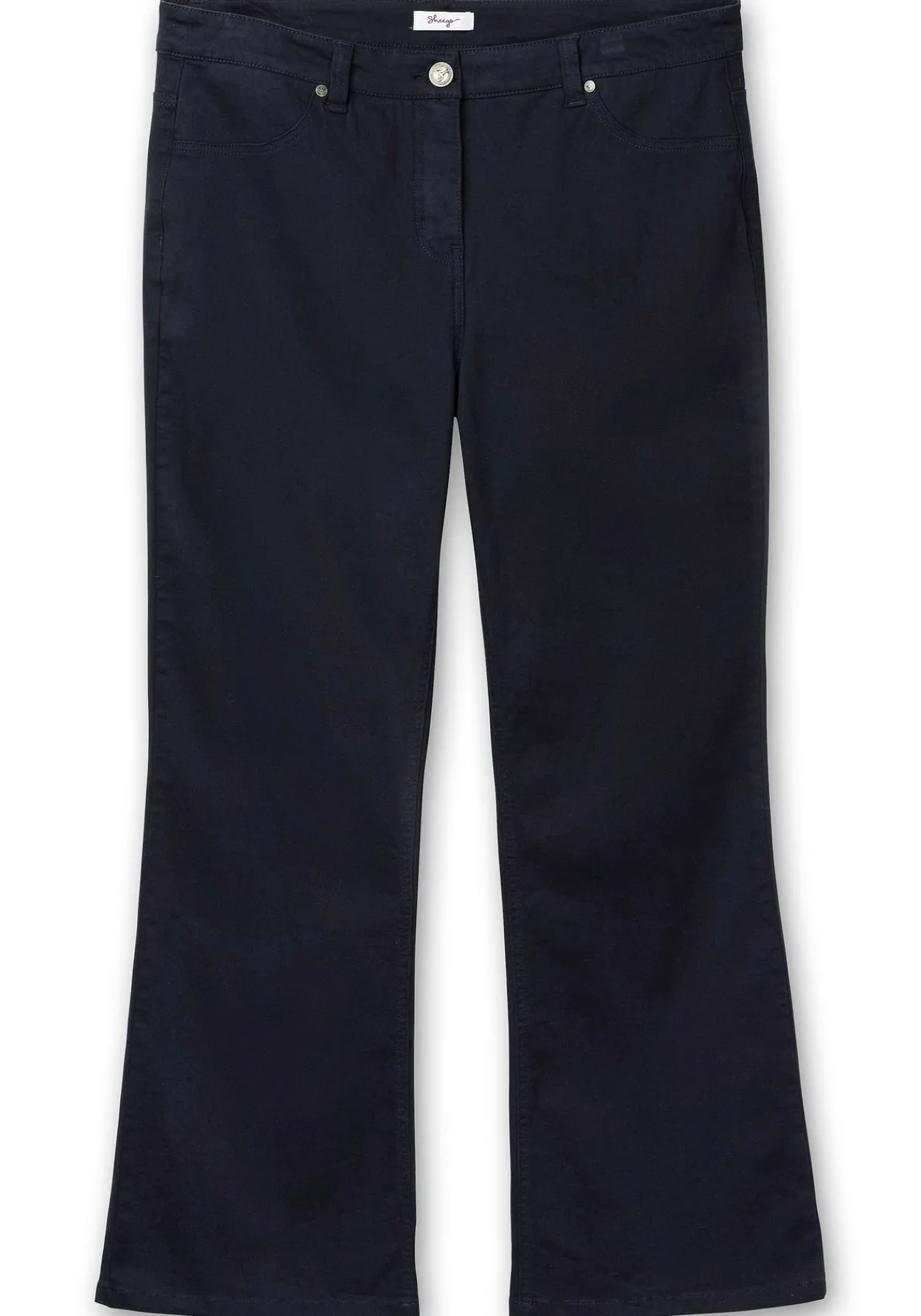 Twillhose in Bootcutform mit Shaping-Einsatz<sheego Fashion