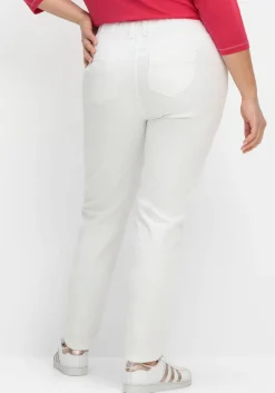 Twillhose mit Schlupfbund, in schmaler Beinform<sheego Sale