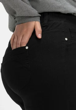 Twillhose mit Schlupfbund, in schmaler Beinform<sheego New
