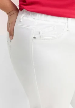 Twillhose mit Schlupfbund, in schmaler Beinform<sheego Sale