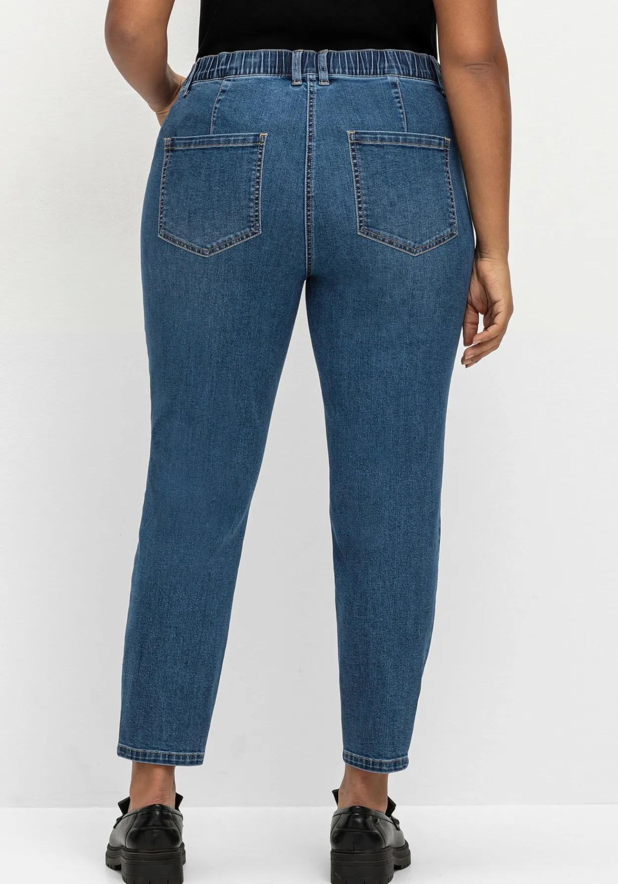Ultraflexible Skinny Jeans mit Gummibund<sheego Hot