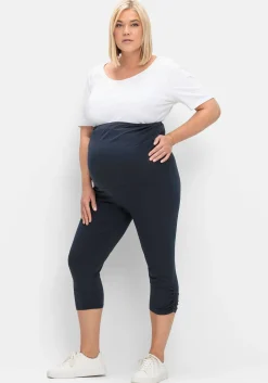 Umstands-Leggings in Caprilänge, mit Überbauchbund<sheego New