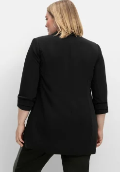Verschlussloser Longblazer mit 3/4-Arm, gefüttert<sheego Clearance