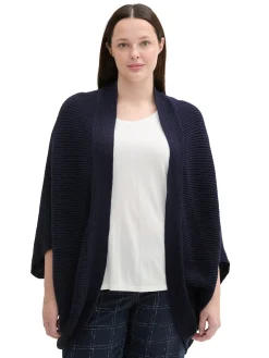Verschlussloses Strickcape in Zipfelform<TOM TAILOR Plus Sale