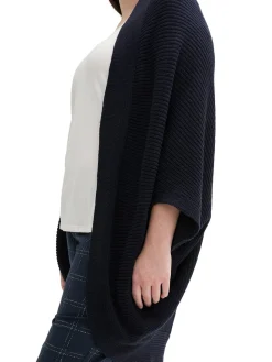 Verschlussloses Strickcape in Zipfelform<TOM TAILOR Plus Sale