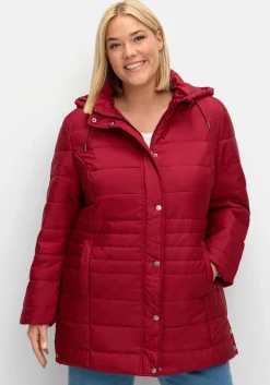 Warm wattierte Steppjacke mit Kapuze<sheego New
