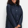 Warm wattierte Steppjacke mit Kapuze<sheego Fashion