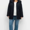 Warm wattierter Parka mit Taillen-Tunnelzug<sheego Clearance