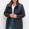 Wasserabweisende Steppjacke mit hohem Stehkragen<sheego Fashion