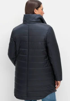 Wasserabweisende Steppjacke mit hohem Stehkragen<sheego Fashion