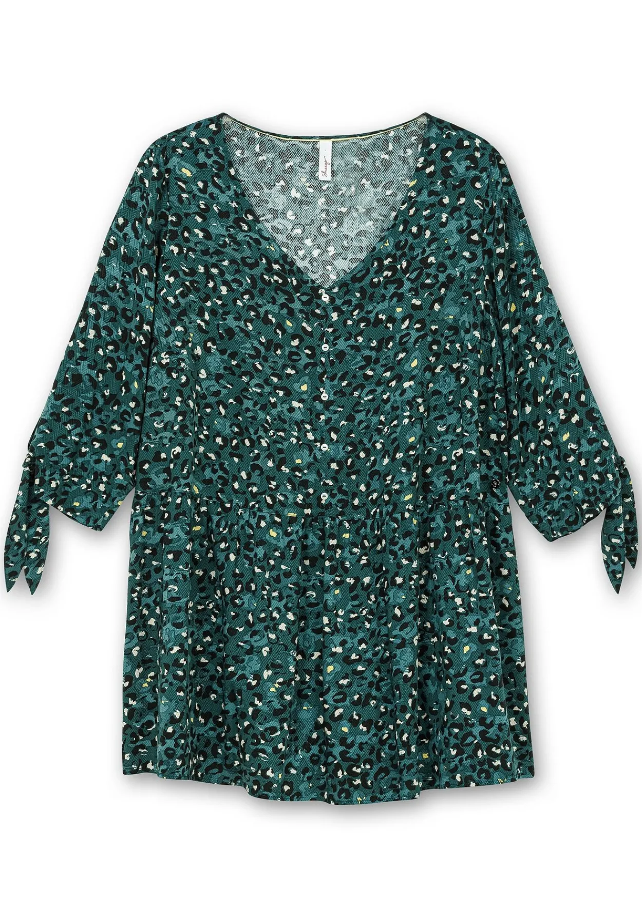 Weit schwingende Tunika mit Alloverprint<sheego Fashion