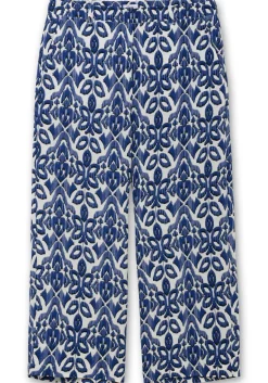 Weite bedruckte Hose mit Teilgummibund<sheego Sale