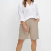 Weite Bermudas in Chino-Optik<sheego Online