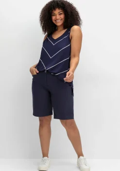 Weite Bermudas in Chino-Optik<sheego Online