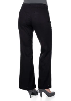 Weite Bootcut-Hose mit Leinenanteil<sheego Discount