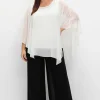 Weite Chiffonhose im Lagenlook, gefüttert<sheego Sale