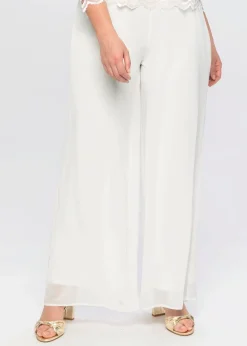 Weite Chiffonhose im Lagenlook, gefüttert<sheego Sale