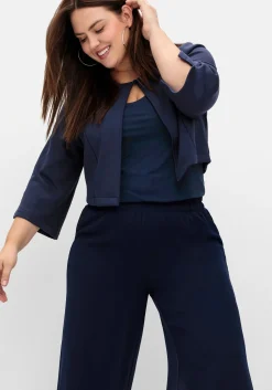 Weite Chiffonhose im Lagenlook, gefüttert<sheego Fashion