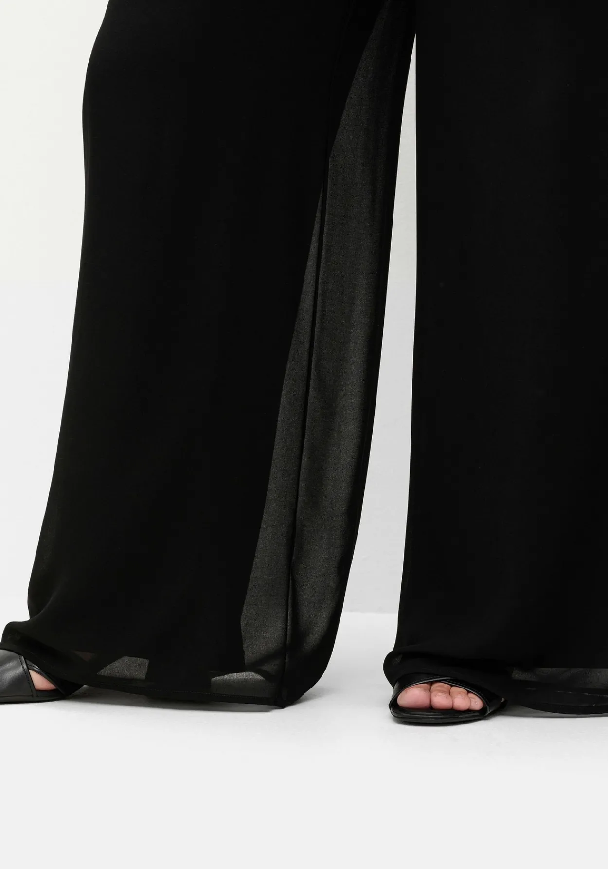 Weite Chiffonhose im Lagenlook, gefüttert<sheego Sale