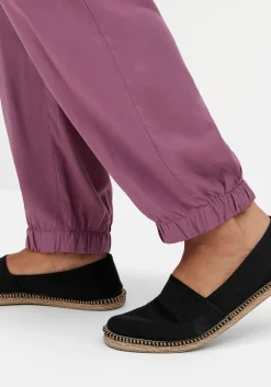 Weite, fließende Hose mit Bündchen am Saum<sheego Fashion