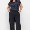 Weite gepflegte Hose mit Teilgummibund<sheego Fashion
