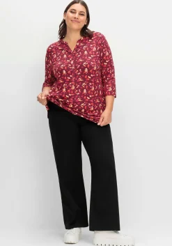 Weite High-Waist-Hose im Curvy-Schnitt ANNE<sheego Fashion